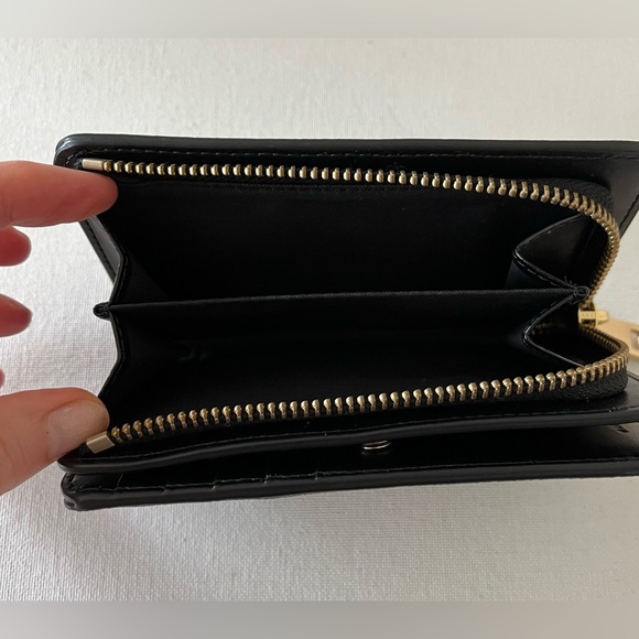 New Marc Jacobs Medium Compact Bifold Wallet Black - Picture 7 of 7